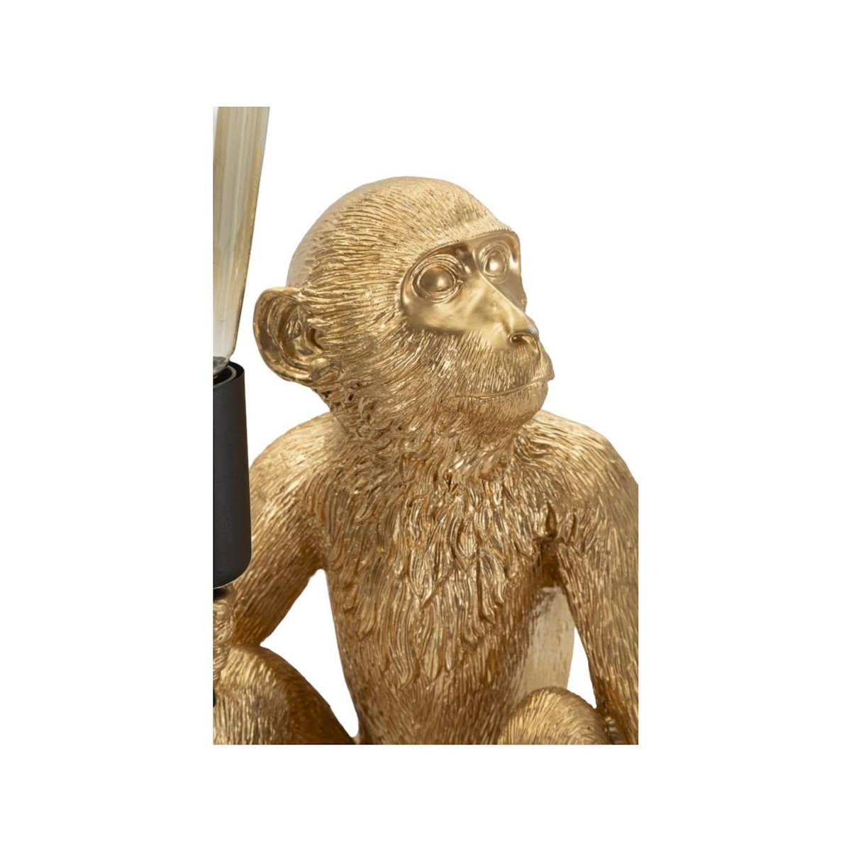 Paris Prix Lampe à Poser Design  Monkey  33cm Or