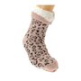  Chaussette Chaussons - 1 paire - Anti dérapante - Toute bouclette - Animal - Chaude - Ladies Home Socks with fur