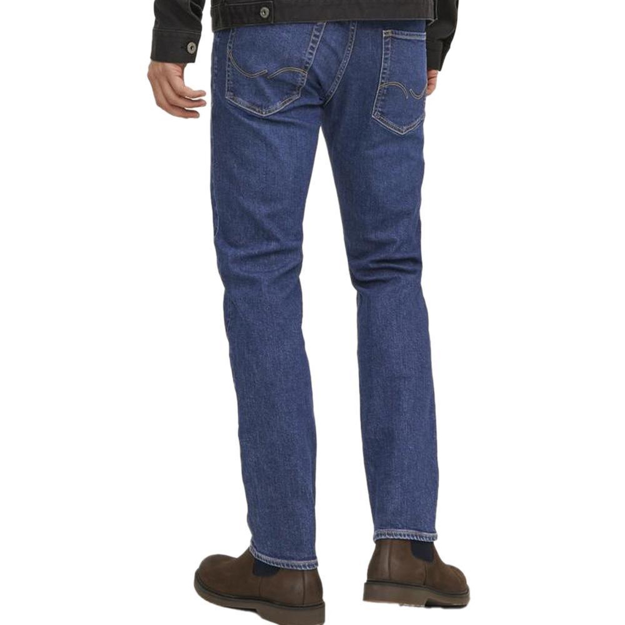 Voir la diapositive 2 : Jack & Jones Jean Slim Bleu Foncé Homme Jack & Jones Mike