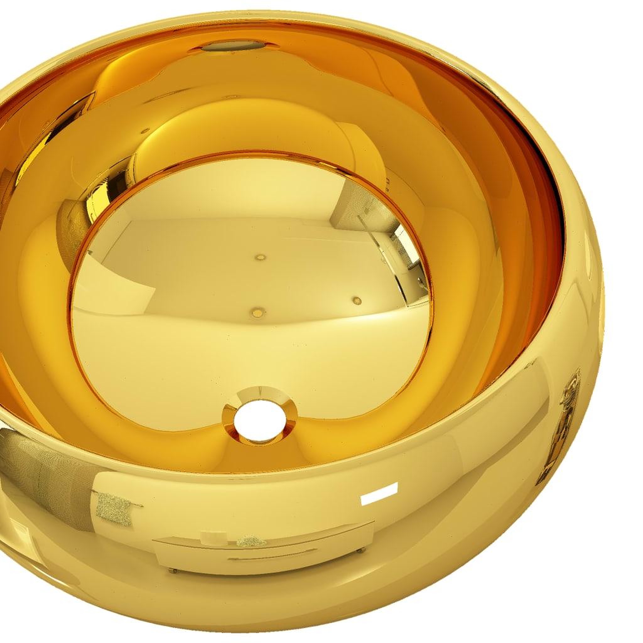 Voir la diapositive 4 : VIDAXL Lavabo 40 x 15 cm Ceramique Dore