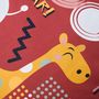 Voir la diapositive 2 : TODAY Parure housse de couette enfant coton 57 fils GIRAFE