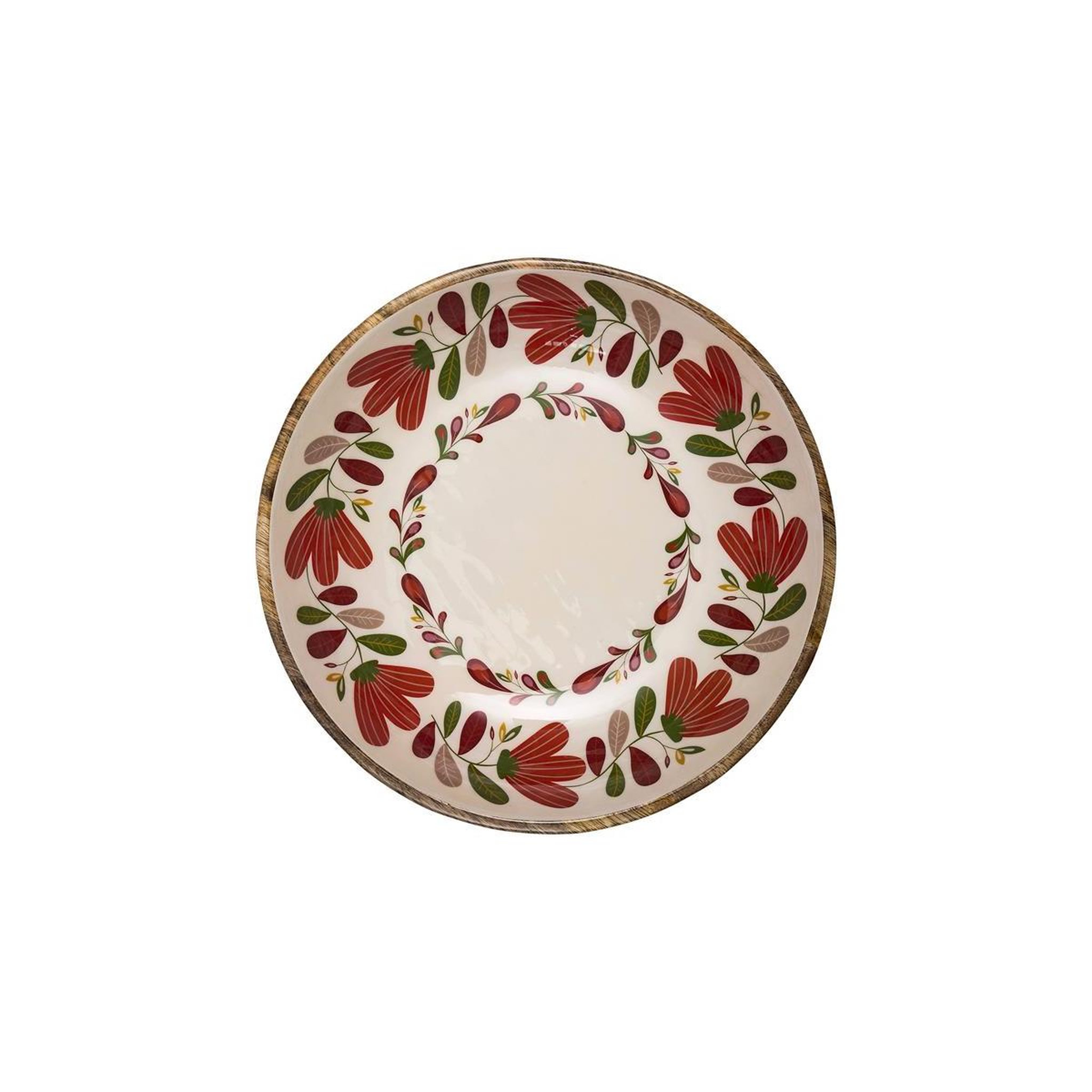 Voir la diapositive 2 : The Home Deco Factory Saladier en bois  selena  3l marron