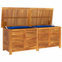 Voir la diapositive 4 : VIDAXL Boîte de rangement de jardin persiennes 150x50x56cm bois acacia
