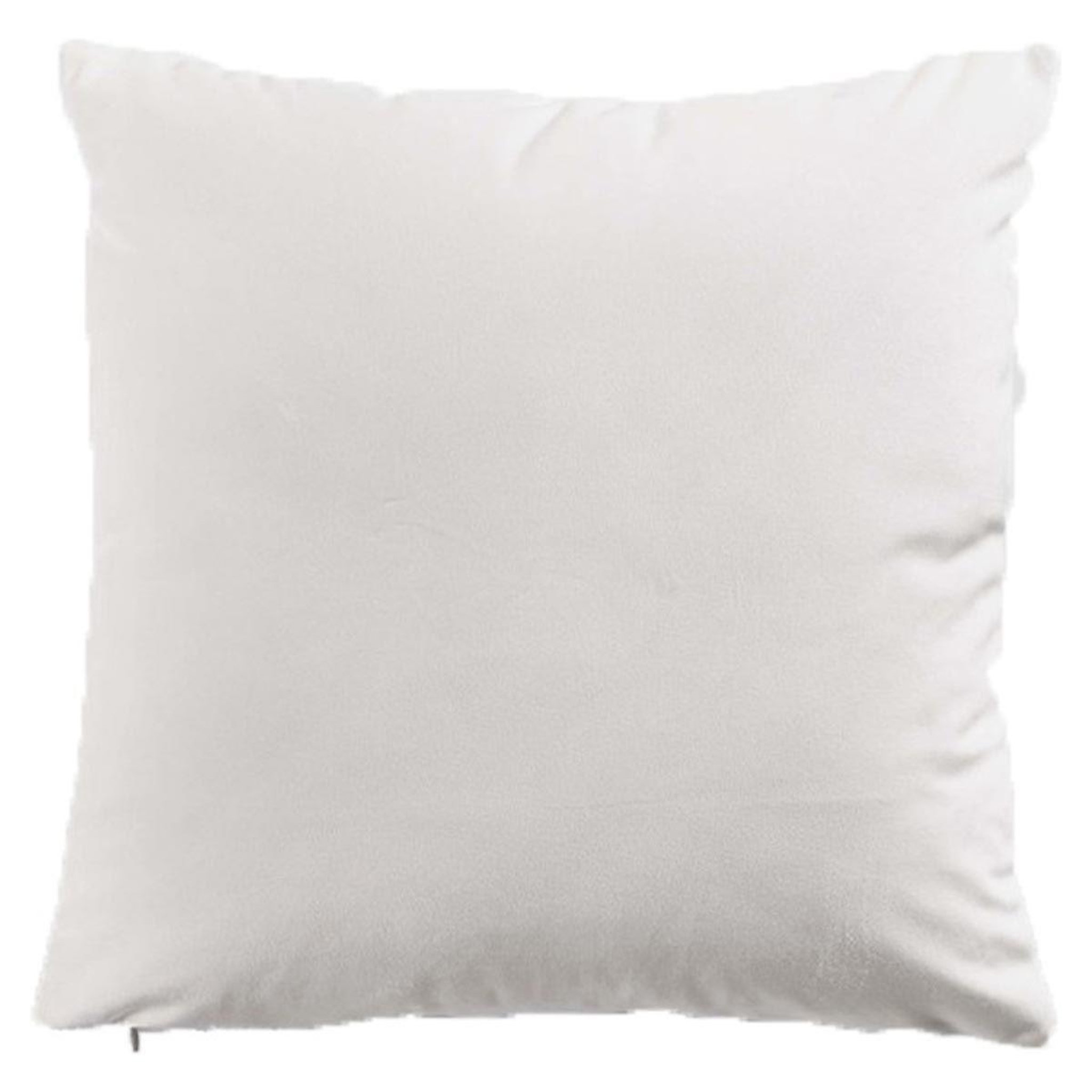 Douceur d'Intérieur Housse de coussin velours  swart  40x40cm naturel