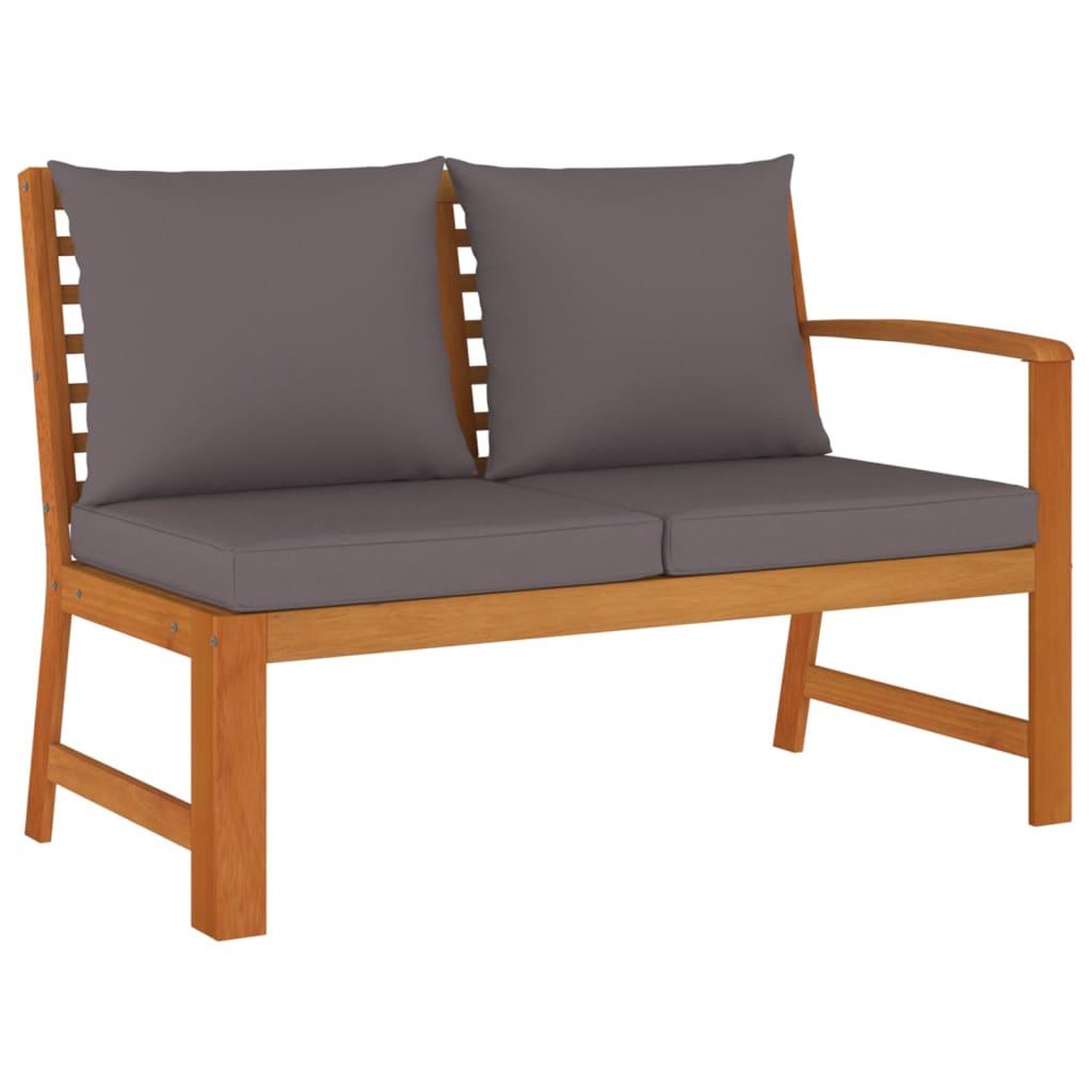 Voir la diapositive 5 : VIDAXL Ensemble a manger de jardin coussins 7 pcs Bois acacia