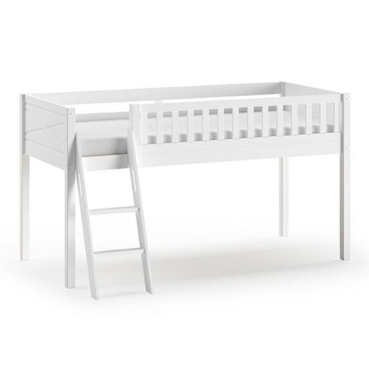 Paris Prix Lit Enfant  Scott  90x200cm Blanc