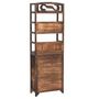 Voir la diapositive 5 : VIDAXL Vitrine Marron fonce 46x24x140 cm Bois massif de Paulownia