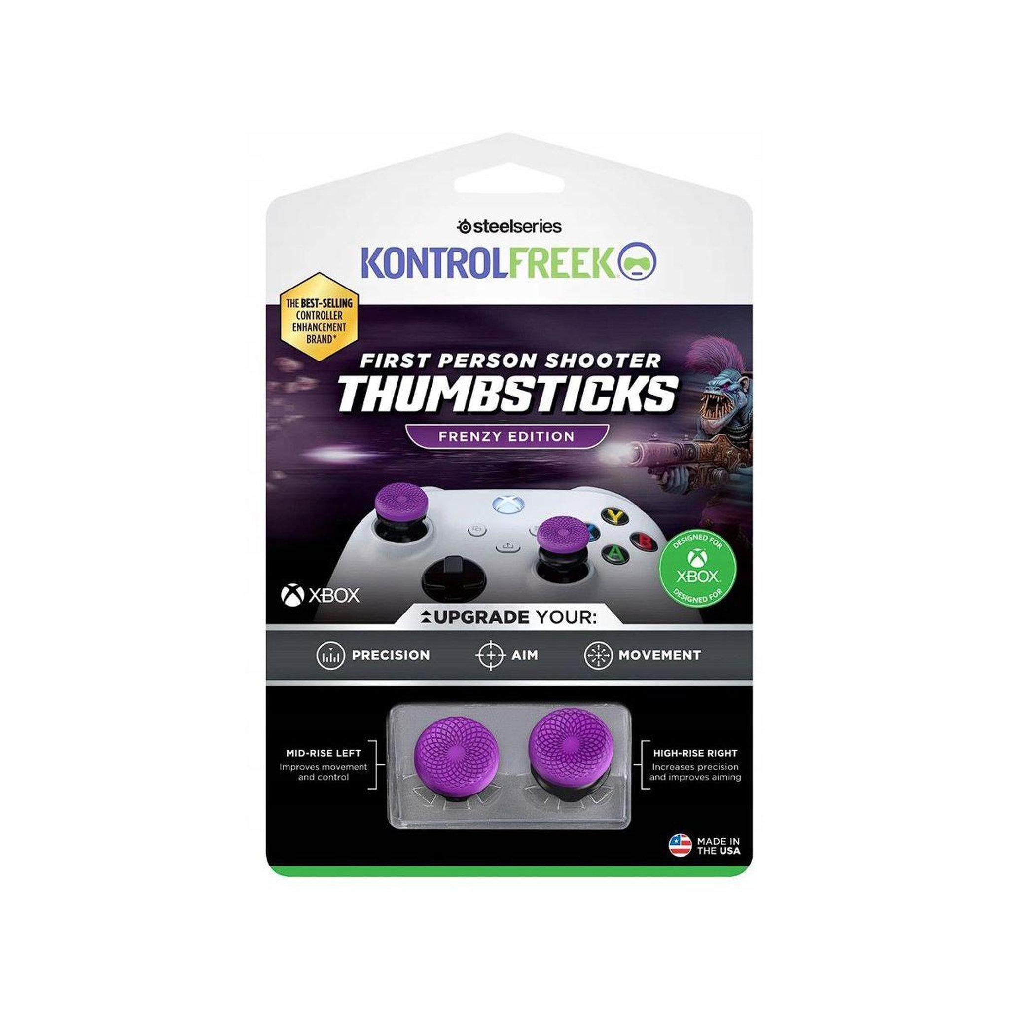 STEEL SERIES Accessoire manette fps frenzy purple/black - xbx
