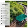 Voir la diapositive 2 : tectake Chariot de jardin et de transport avec fonction d'inclinaison vert