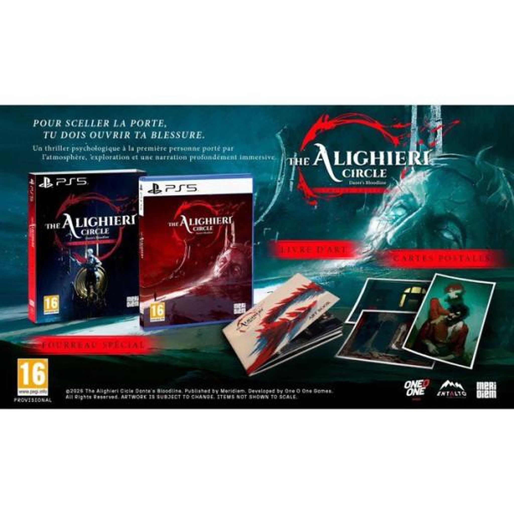 Voir la diapositive 2 : MICROIDS THE ALIGHIERI CIRCLE : DANTE'S BLOODLINE LIMITED EDITION – Jeu PS5