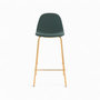 Voir la diapositive 6 : Rendez vous déco Pack 4 chaises pour îlot central blanches et vertes 65 cm-Henrik