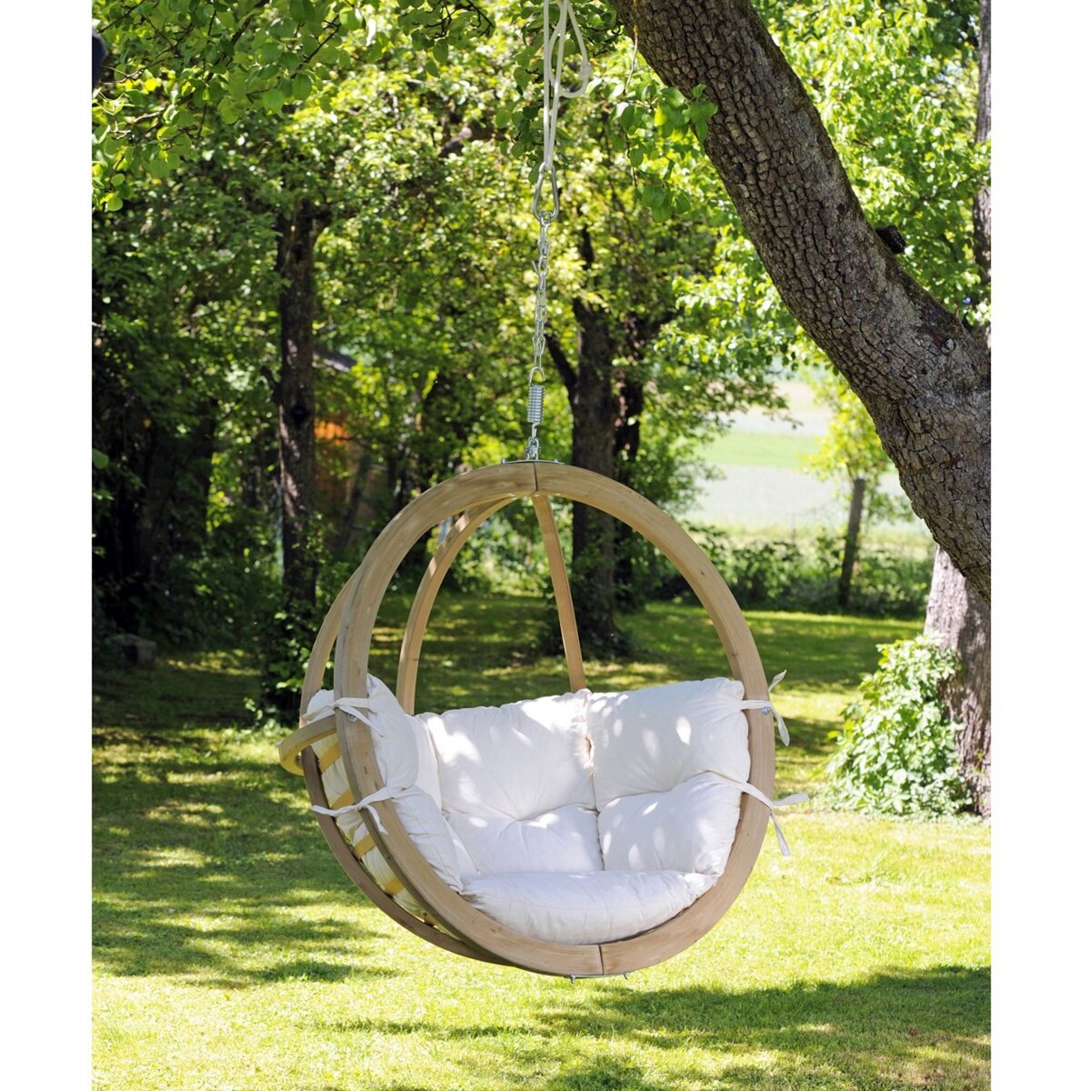 Fauteuil suspendu Globo Natura Crème 