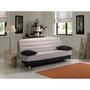 Voir la diapositive 4 : Banquette clic-clac MANAE, matelas 12cm, 25kg/m3 tissu motifs