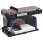 Voir la diapositive 2 : VIDAXL Ponceuse a disque et a bande electrique 370 W 150 mm