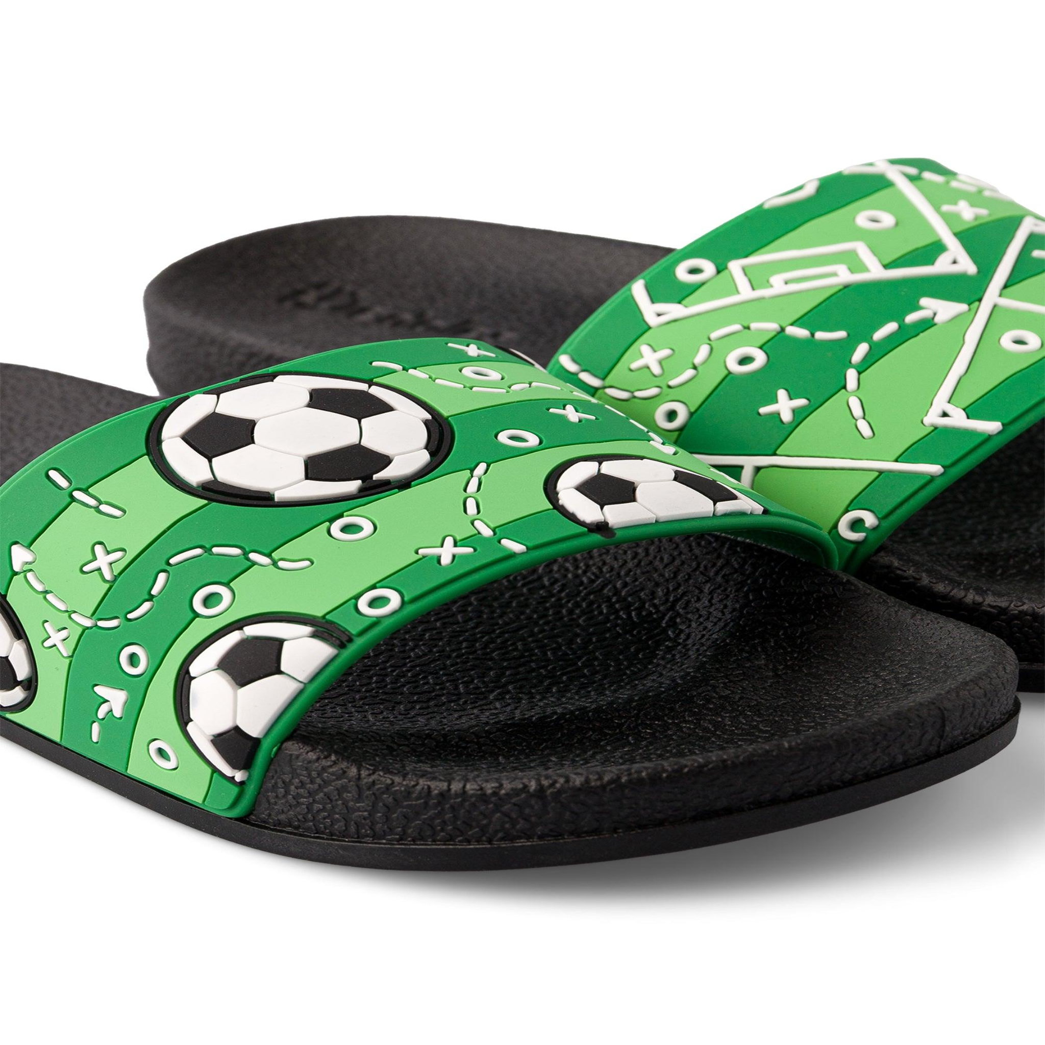 Voir la diapositive 4 : DEDOLES Claquettes enfants terrain de football