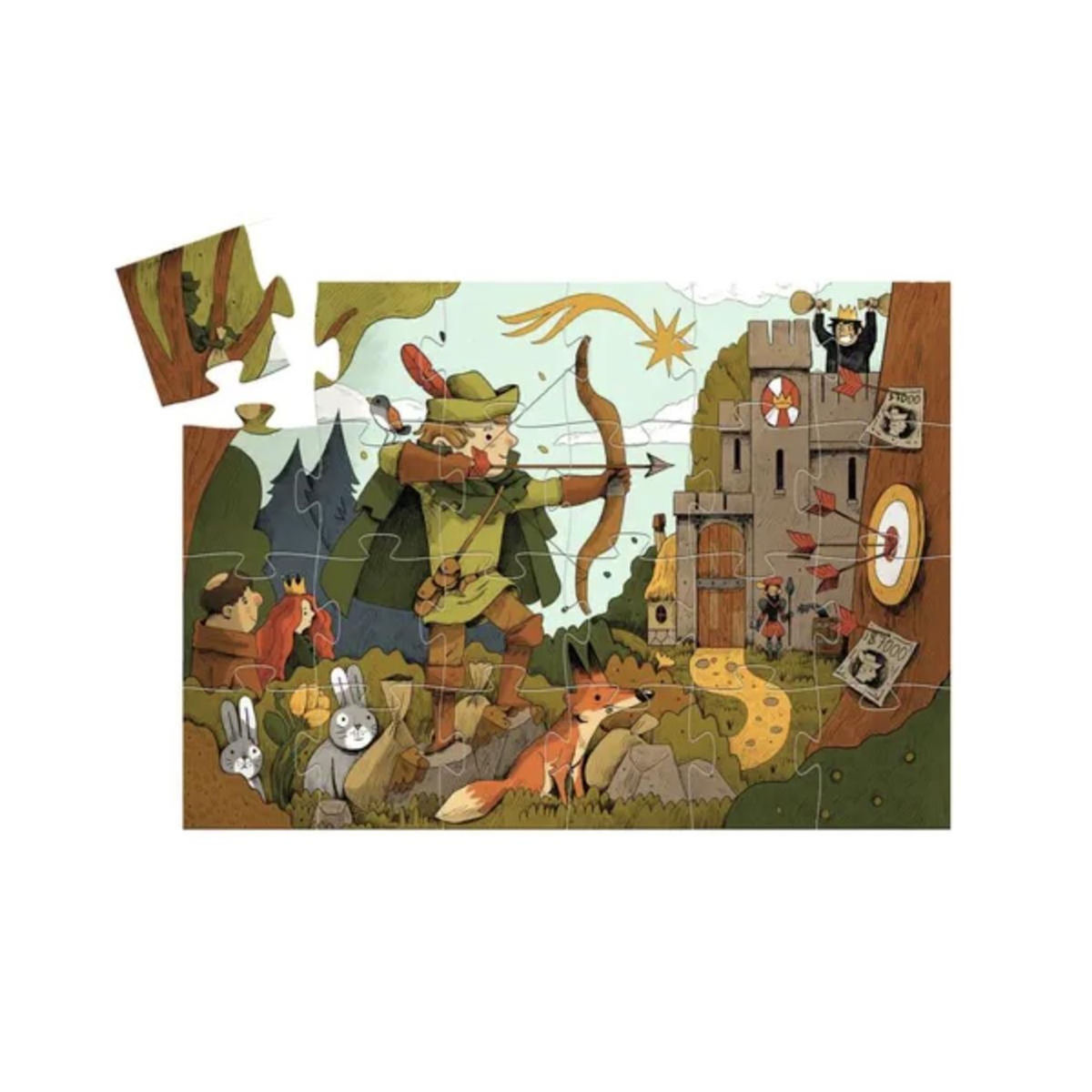 Djeco Puzzle Robin des Bois - 36 pieces