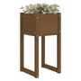 Voir la diapositive 3 : VIDAXL Jardinieres 2 pcs Marron miel 40x40x81 cm Bois massif de pin