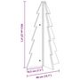 Voir la diapositive 6 : VIDAXL Arbre de Noël en bois pour decoration 69,5cm bois massif de pin