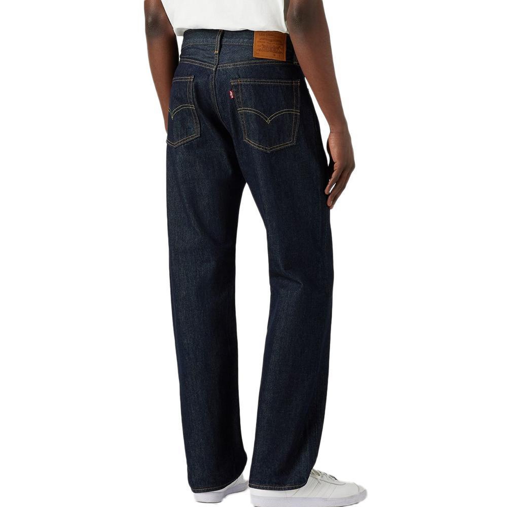 Voir la diapositive 2 : Levi's Jean 555  Foncé Brut Homme Levi's Relaxed Straight