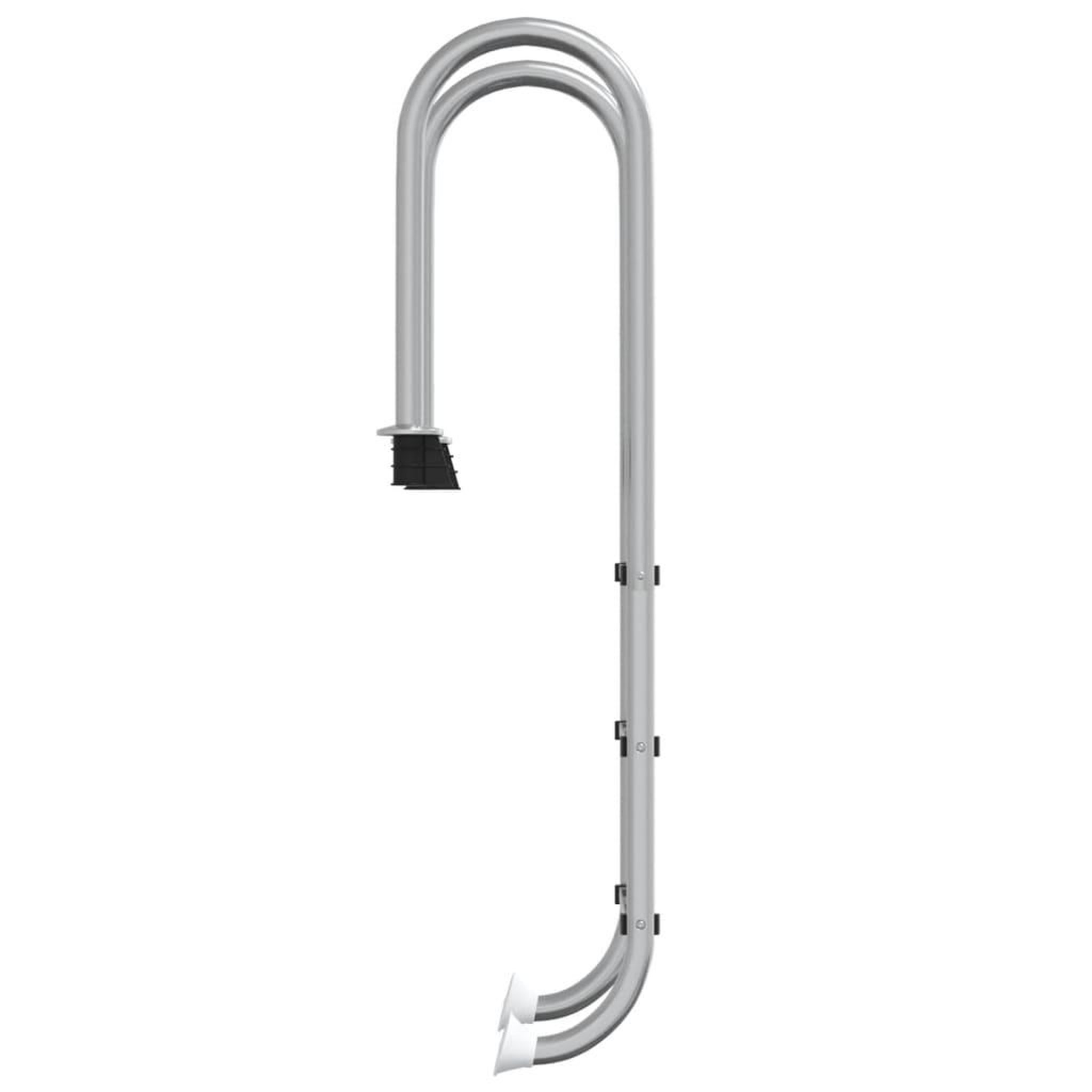 Voir la diapositive 4 : VIDAXL Echelle de piscine 54x38x158 cm acier inoxydable 304