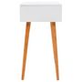 Voir la diapositive 5 : VIDAXL Coiffeuse avec miroir MDF 60 x 40 x 75 cm
