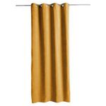ATMOSPHERA Rideau à Œillets  Memories  140x260cm Ocre