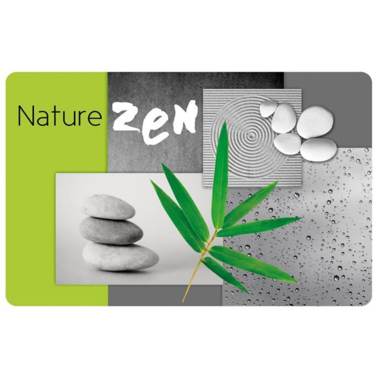 Paris Prix Set de Table  Zanis  28x44cm Gris & Vert