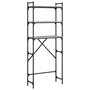 Voir la diapositive 2 : VIDAXL Etagere de lave-linge sonoma gris 67x25x163 cm bois ingenierie