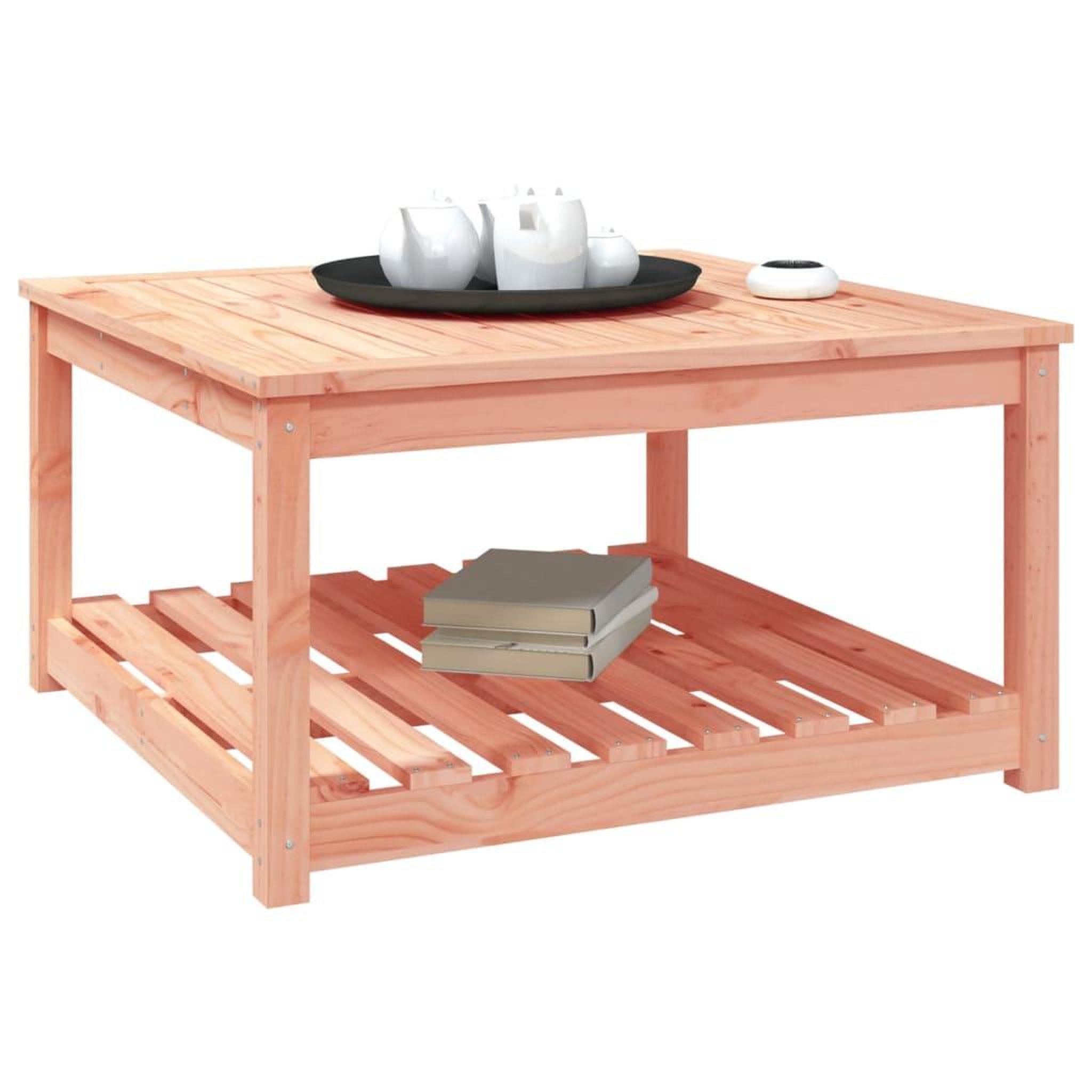 Voir la diapositive 4 : VIDAXL Table de jardin 82,5x82,5x45 cm bois massif de douglas