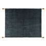 Voir la diapositive 3 : ATMOSPHERA Plaid en Flanelle Imprimé  Jiling  125x150cm Bleu & Camel