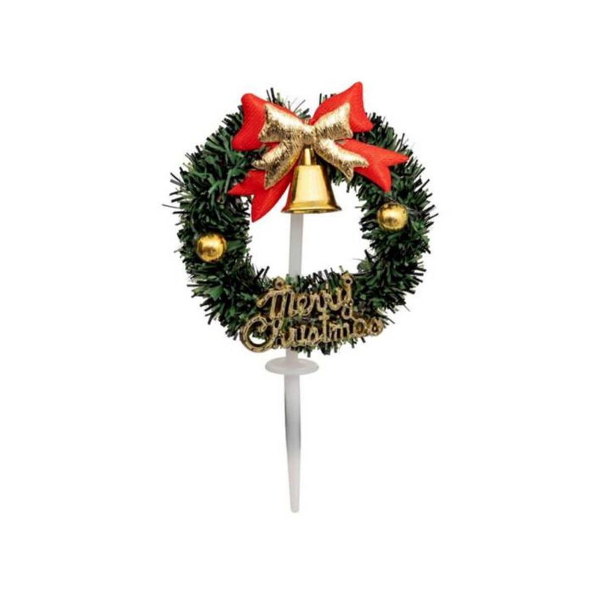 FIVE Lot de 4 Décorations de Gâteaux  Noël  13cm Multicolore