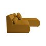 Voir la diapositive 4 : LISA DESIGN Onyx - canapé modulable d'angle réversible 4 places - en tissu mailles 3d
