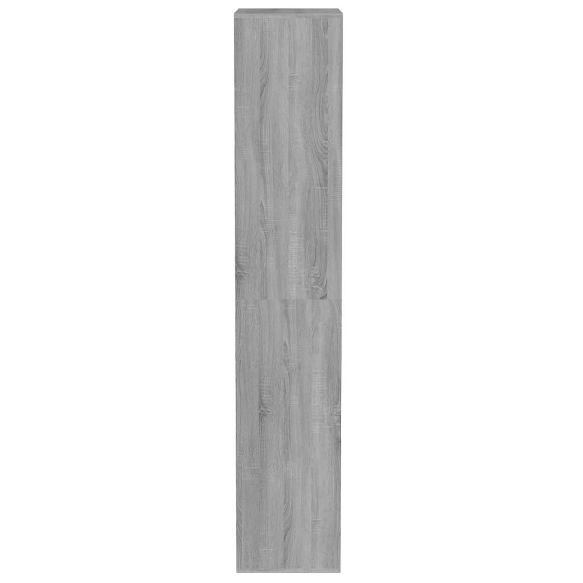 Voir la diapositive 5 : VIDAXL Meuble a chaussures Sonoma gris 54x34x183 cm Bois d'ingenierie