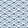  Stickers carrelage 15 x 15 cm - Japon vague Bleu