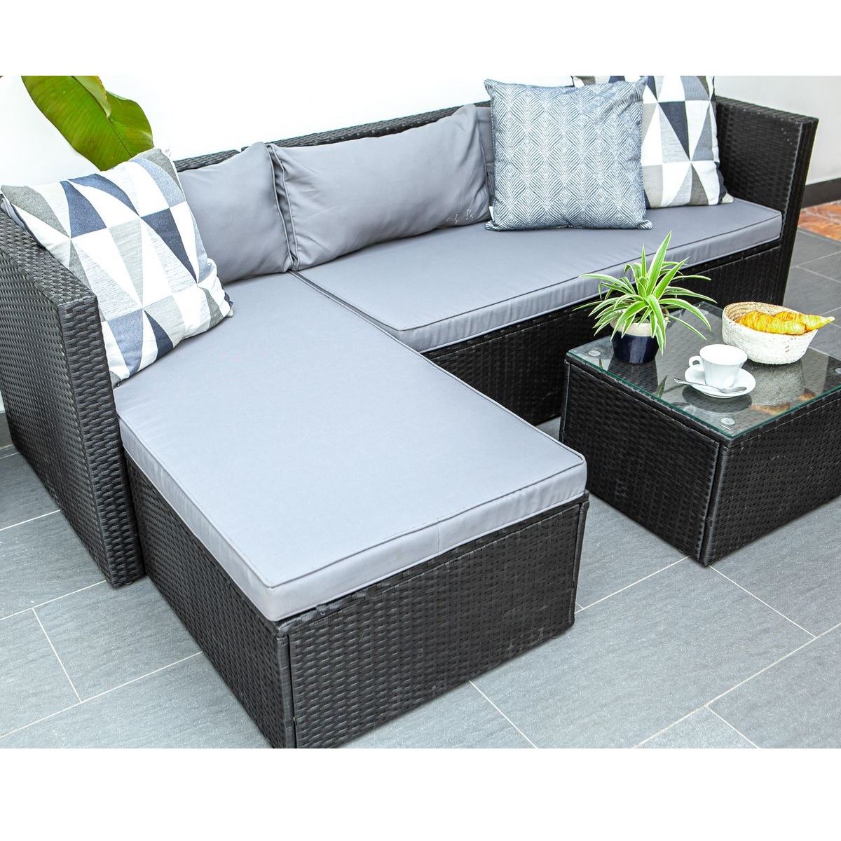 Salon bas de jardin - 3 places - DELLA