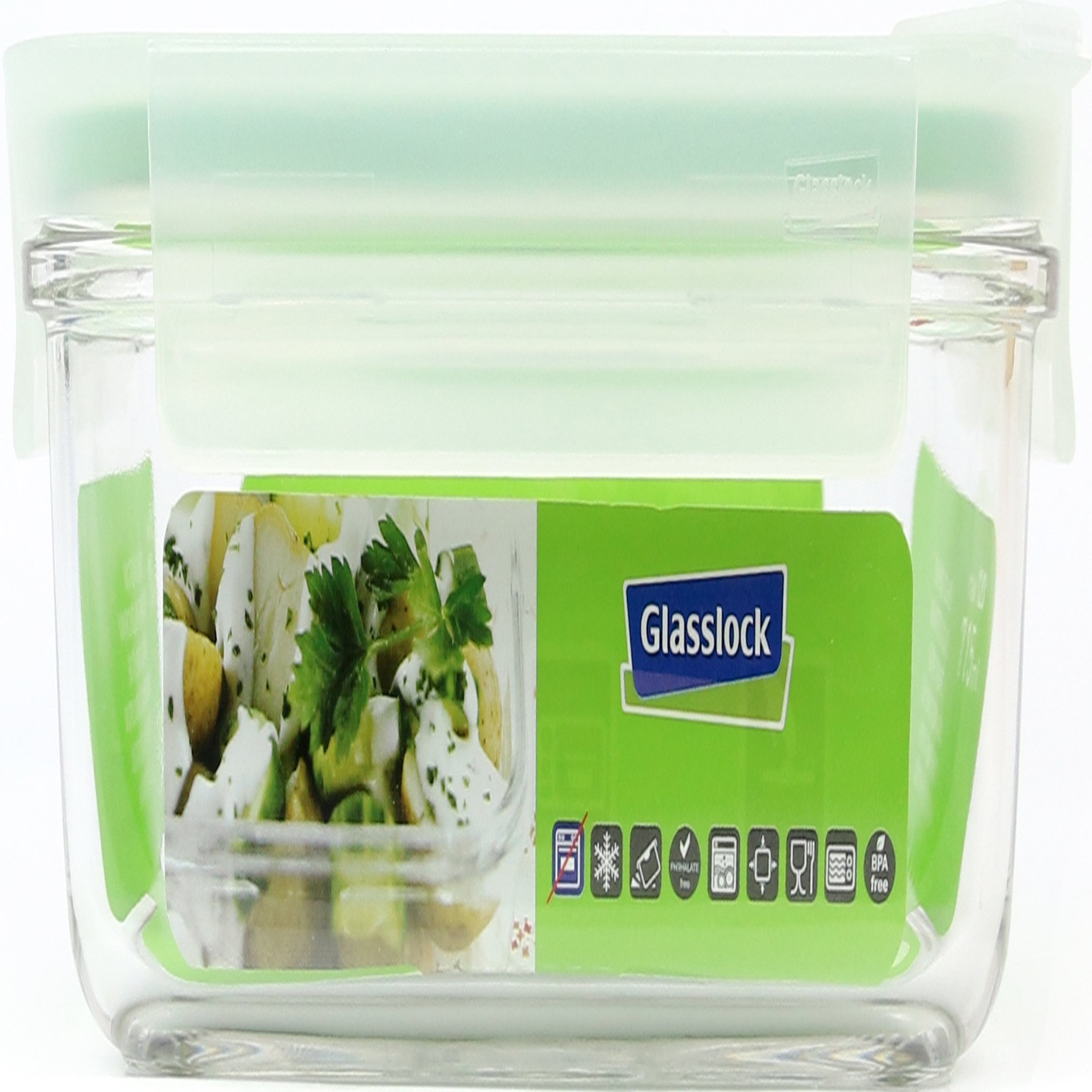 Boite rectangulaire en verre GLASSLOCK 715 ml