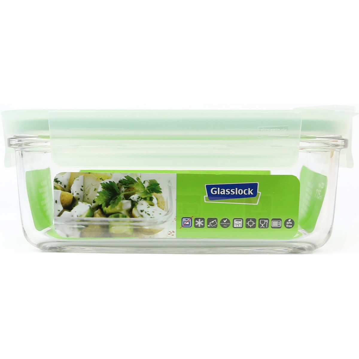 Boite rectangulaire en verre GLASSLOCK 715 ml