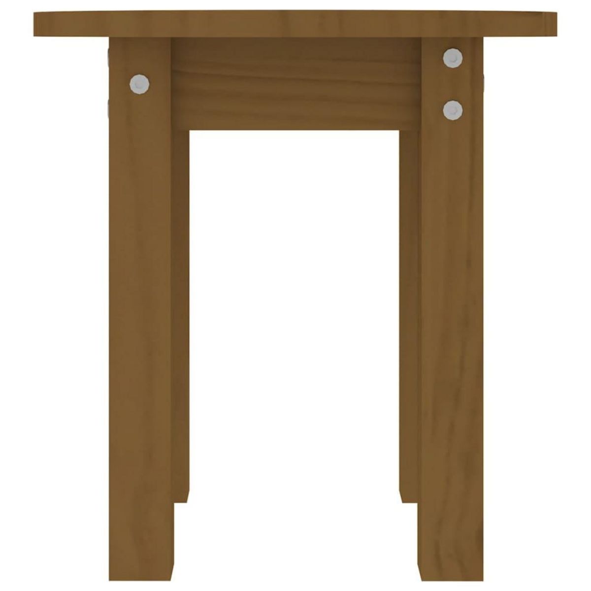 VIDAXL Table basse Marron miel Ø 35x35 cm Bois massif de pin