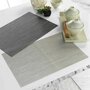 Voir la diapositive 3 : Paris Prix Set de Table  Marbling  30x45cm Taupe & Blanc