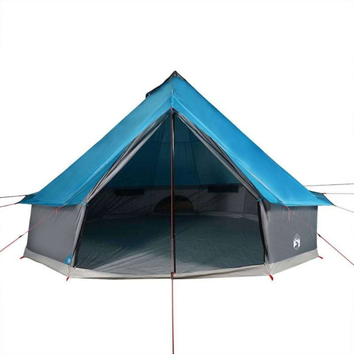 VIDAXL Tente familiale tipi 8 personnes bleu imperméable