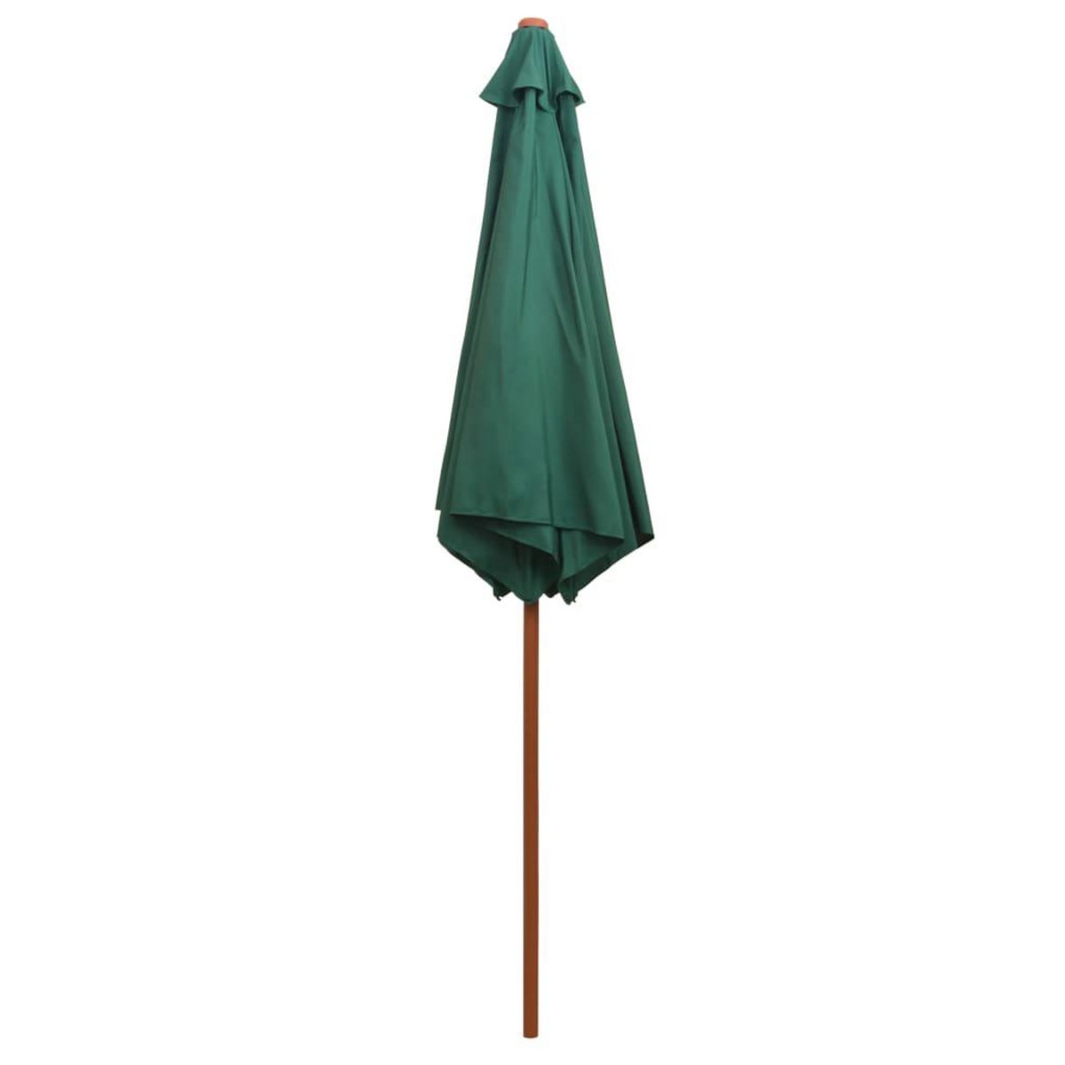 VIDAXL Parasol avec poteau en bois 270 x 270 cm Vert