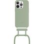 Voir la diapositive 2 : WOODCESSORIES Coque avec cordon iPhone 14 Pro Max Tour de cou vert
