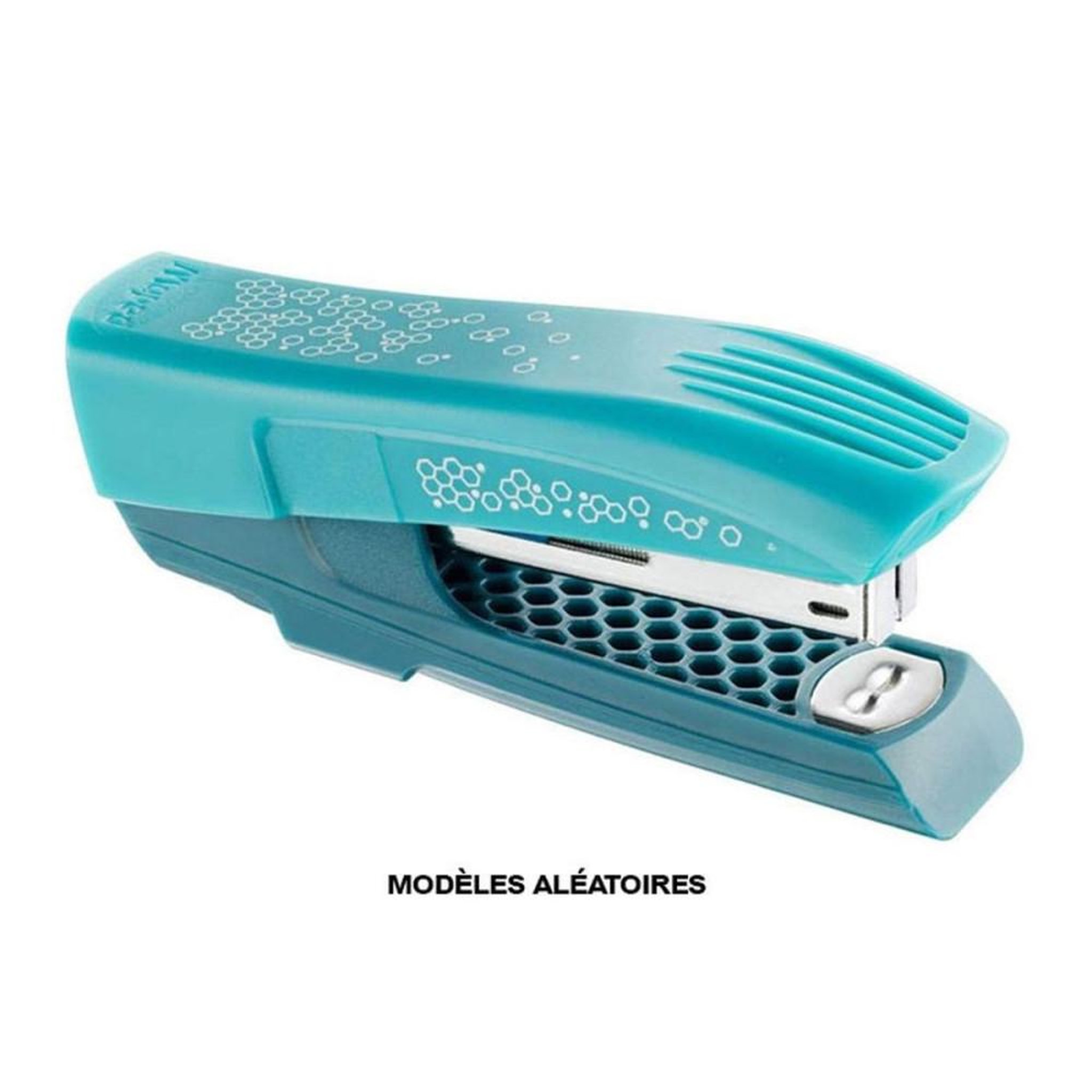 Voir la diapositive 4 : MAPED Agrafeuse de poche en plastique recyclé 97% couleurs assorties, agrafes N°10 compatibles N°15, capacité 15 feuilles, profondeur 43 mm, charge 88 agrafes