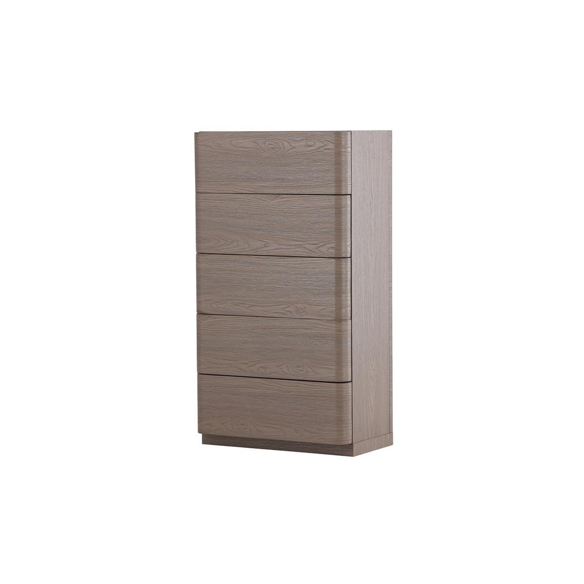 Voir la diapositive 4 : Paris Prix Commode design 5 tiroirs  noble  100cm moka
