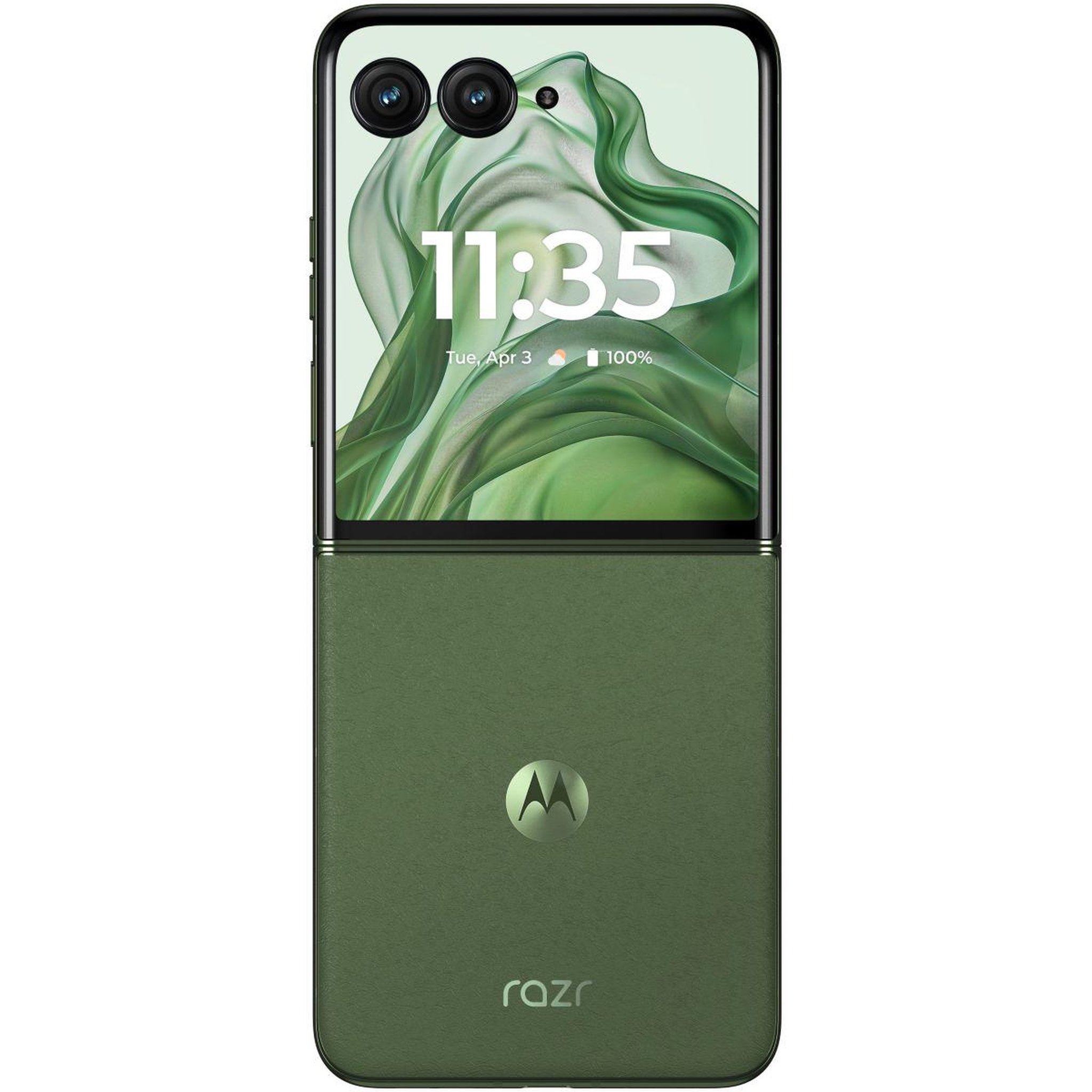 Voir la diapositive 5 : MOTOROLA Smartphone Razr 50 Ultra Vert kaki 512Go
