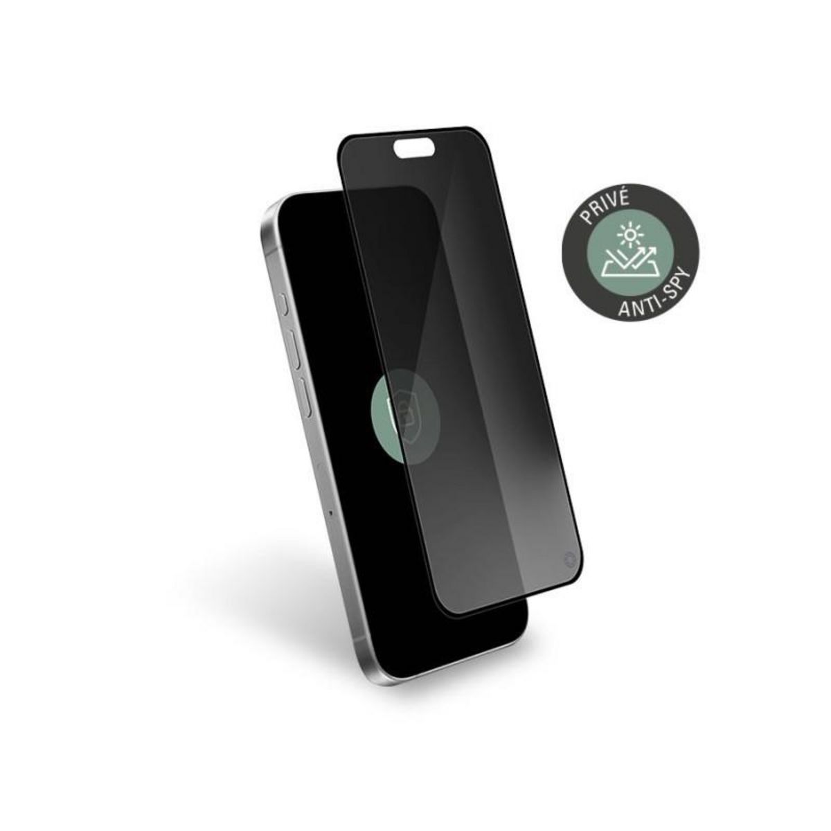 FORCE GLASS Protège écran Forceglass 2,5D Privé pour iPhone 16 Pro Transparent