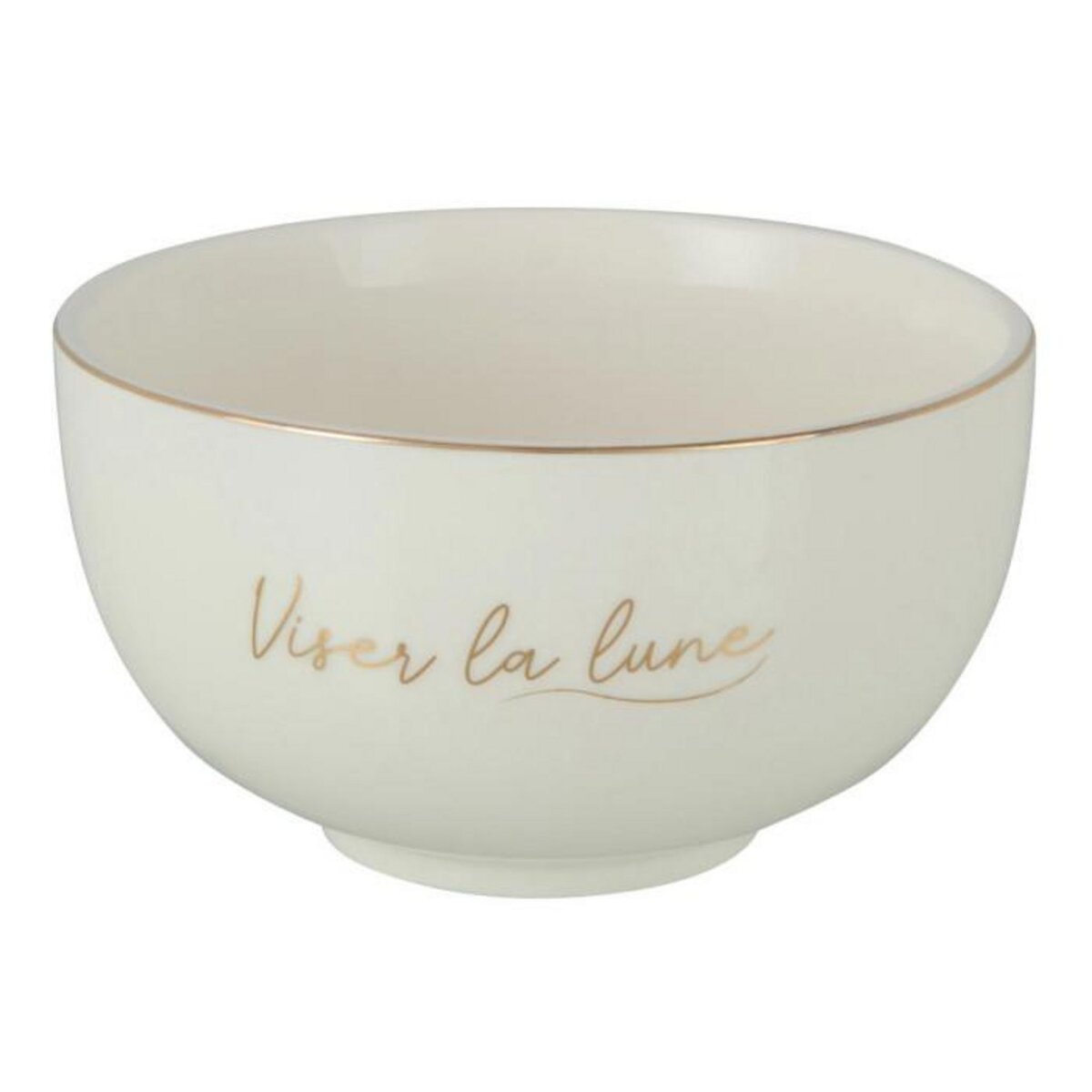 Paris Prix Lot de 2 Bols en Porcelaine  Ilene  10cm Blanc