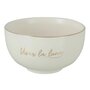 Voir la diapositive 2 : Paris Prix Lot de 2 Bols en Porcelaine  Ilene  10cm Blanc