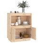 Voir la diapositive 4 : VIDAXL Buffet 60x34x75 cm Bois massif de pin