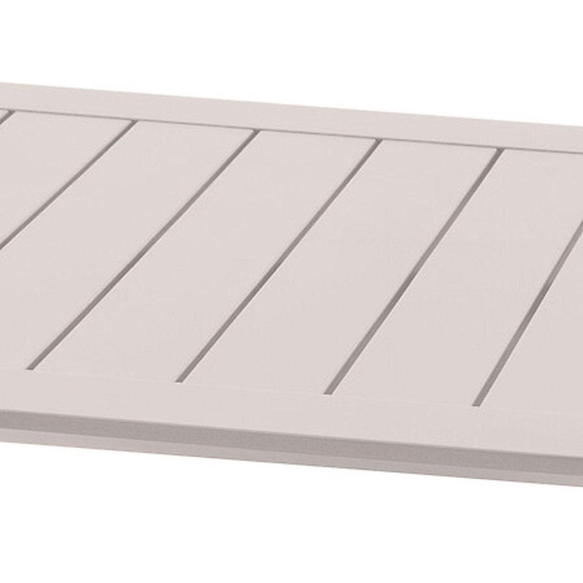 HESPERIDE Table basse de jardin carrée en aluminium ALLURE - Avoine